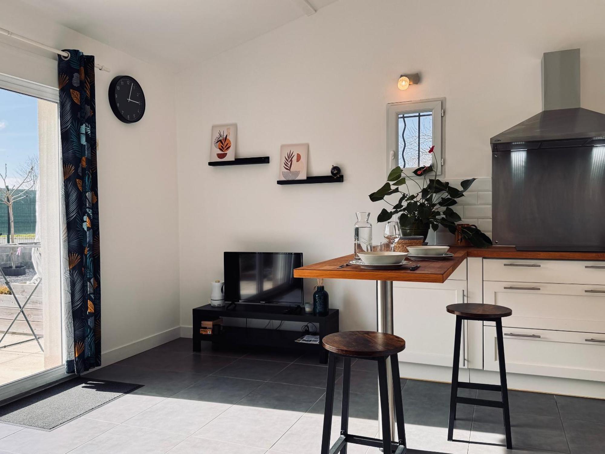 Appartement Le Cosy De La Ramee トゥルヌフイユ エクステリア 写真